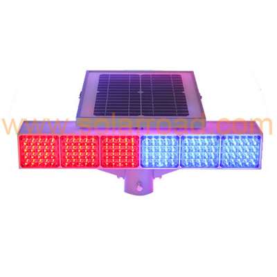 SOLARROAD RS-735-03 City Roadside Parking Flash Warn Guidance Lamp Solar Traffic Warning Light